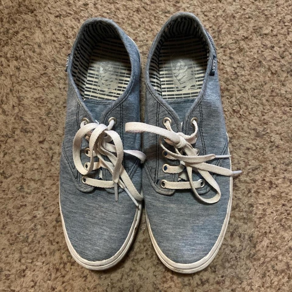 Women's Size 10 Vans Sneakers Blue